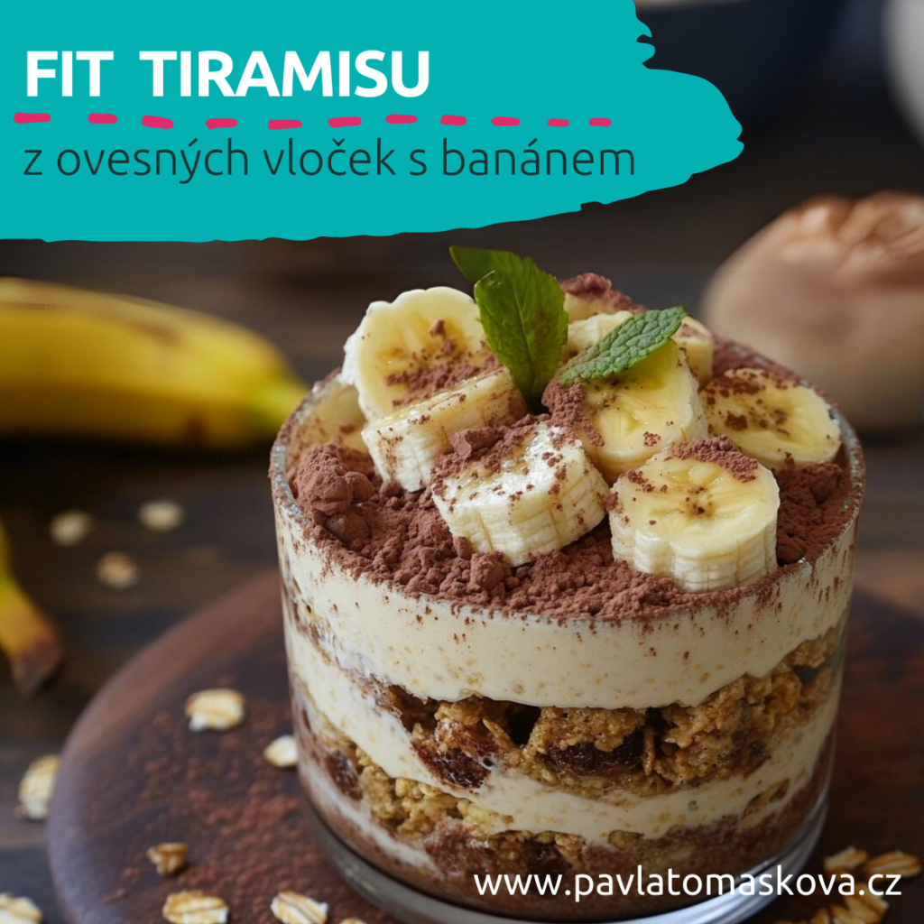 Fit tiramisu ve skleničce plné bílkovin