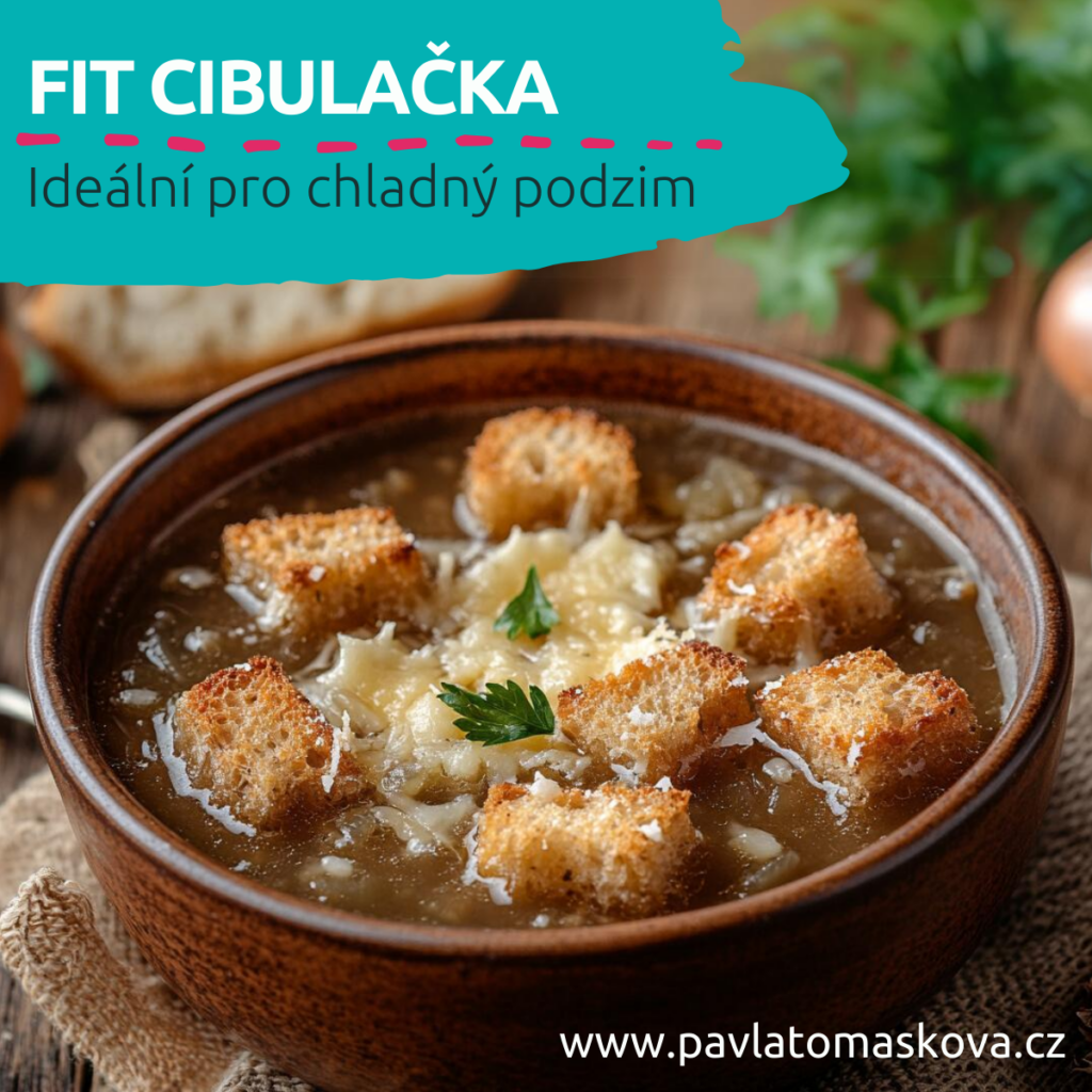 Fit cibulačka s krutonky